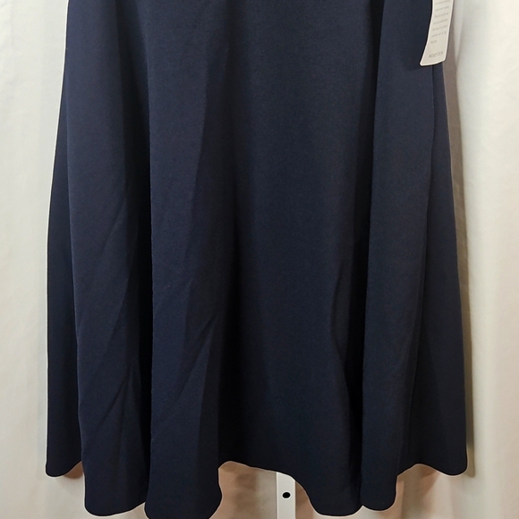 Harper Navy Blue Cowl Neck Sleeveless Midi Dress Size 12 NWT - Picture 5 of 7